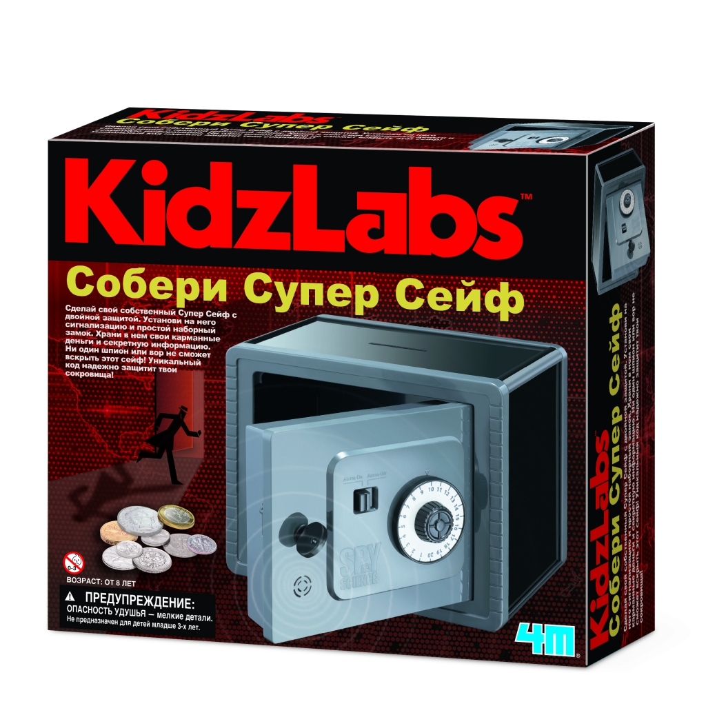 4M KidzLabs 00-03289 Набор Собери супер сейф | игрушки по оптовой цене в  Ярославле